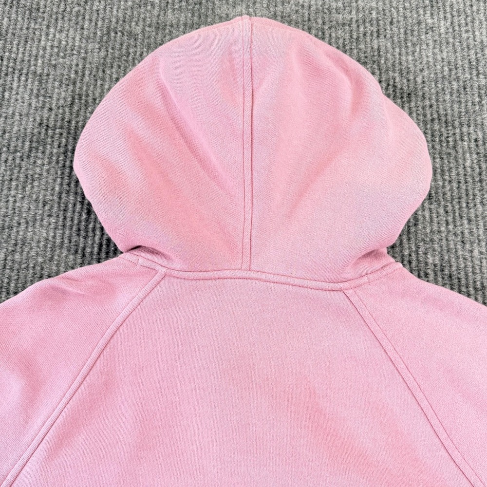 Lululemon Scuba Hoodie Womens XS/S Pink Fleece Pullover Thumbholes Raglan Logo - Picture 9 of 13